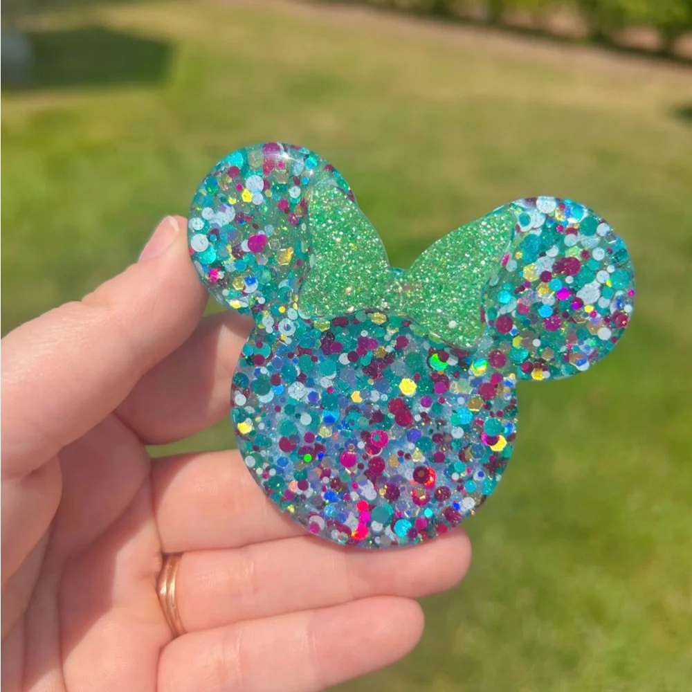 Glittery Mouse Ears phone grip